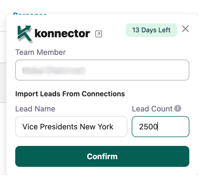 Konnector 25000 leads