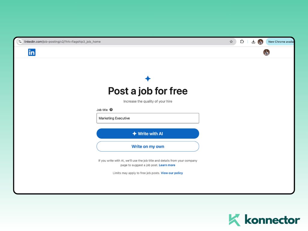 Job on LinkedIn