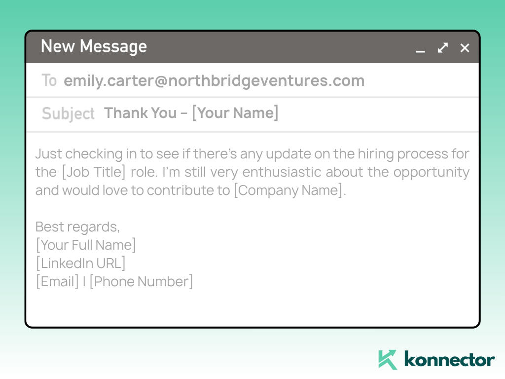 follow up email