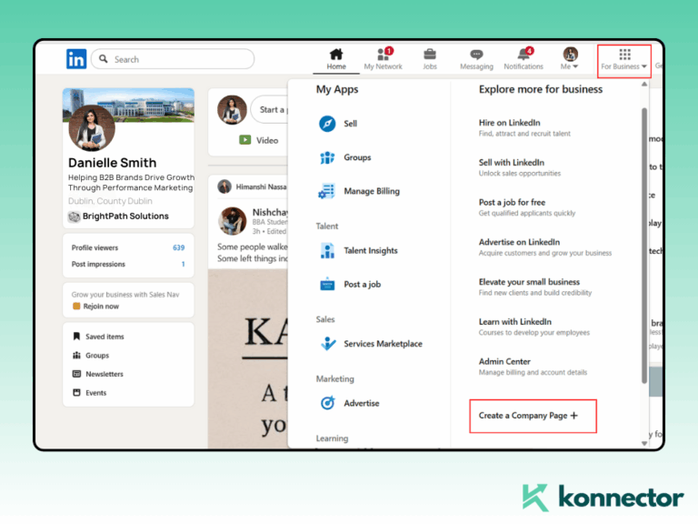 Create a LinkedIn Company Page