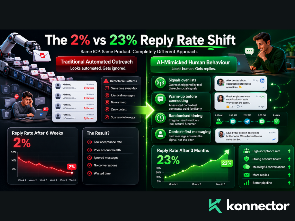 Kreply How Signal-based LinkedIn® Outreach Increases Reply Rates